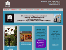 Tablet Screenshot of fishertheatre.org